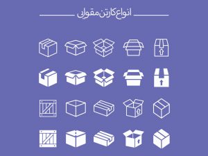 انواع کارتن مقوایی