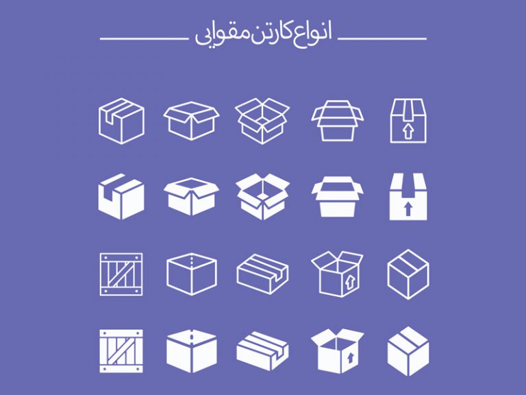انواع کارتن مقوایی
