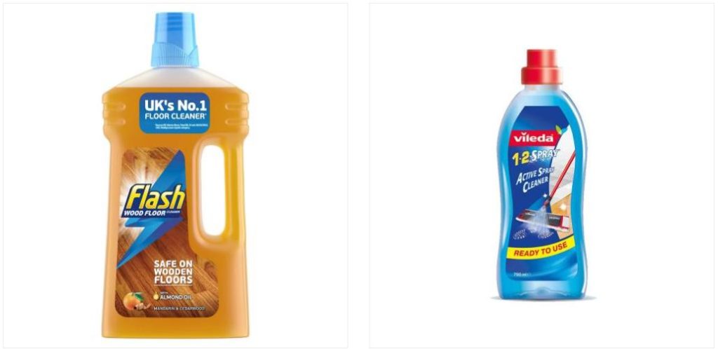 بسته بندی انواع شوینده و کف شو